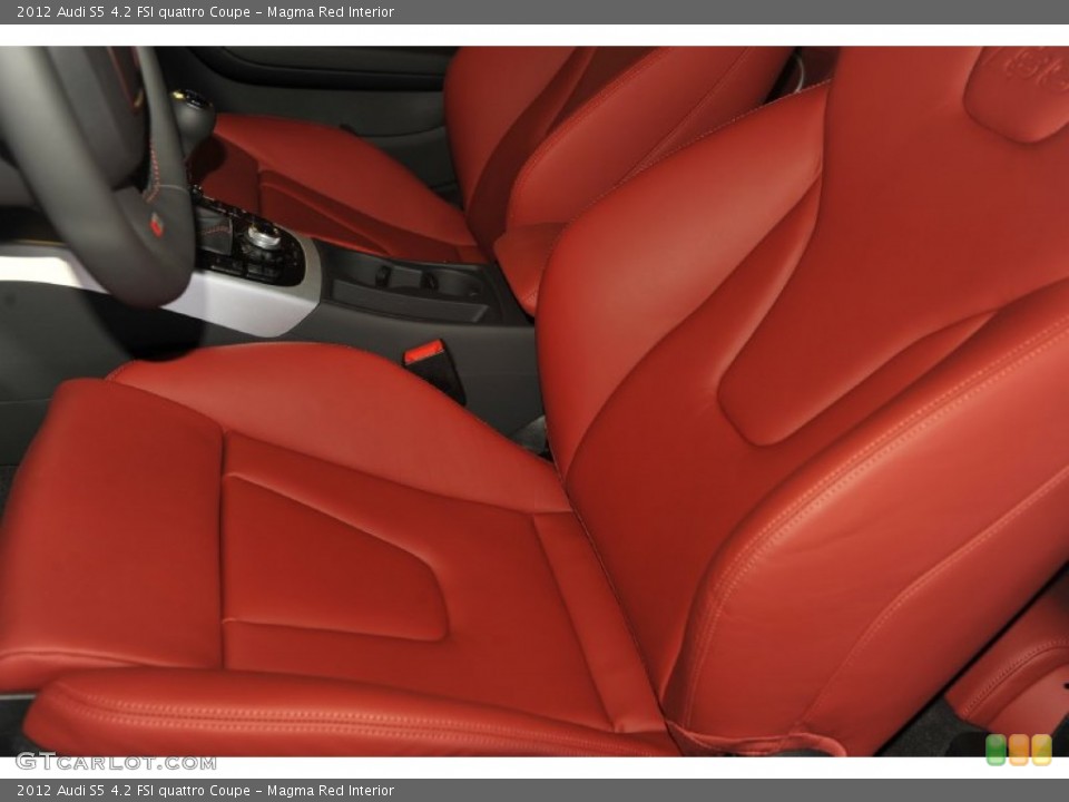 Magma Red Interior Photo for the 2012 Audi S5 4.2 FSI quattro Coupe #53815706