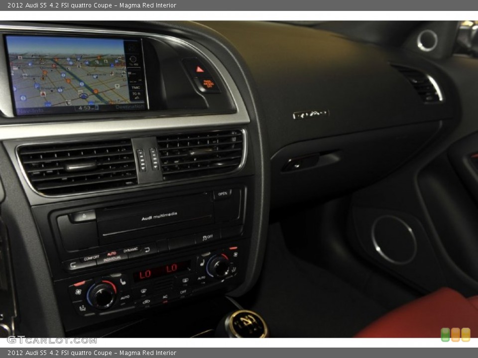 Magma Red Interior Navigation for the 2012 Audi S5 4.2 FSI quattro Coupe #53815727