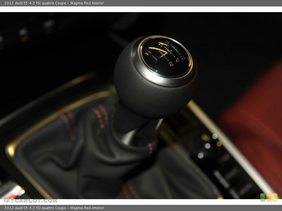 Magma Red Interior Transmission for the 2012 Audi S5 4.2 FSI quattro Coupe #53815784