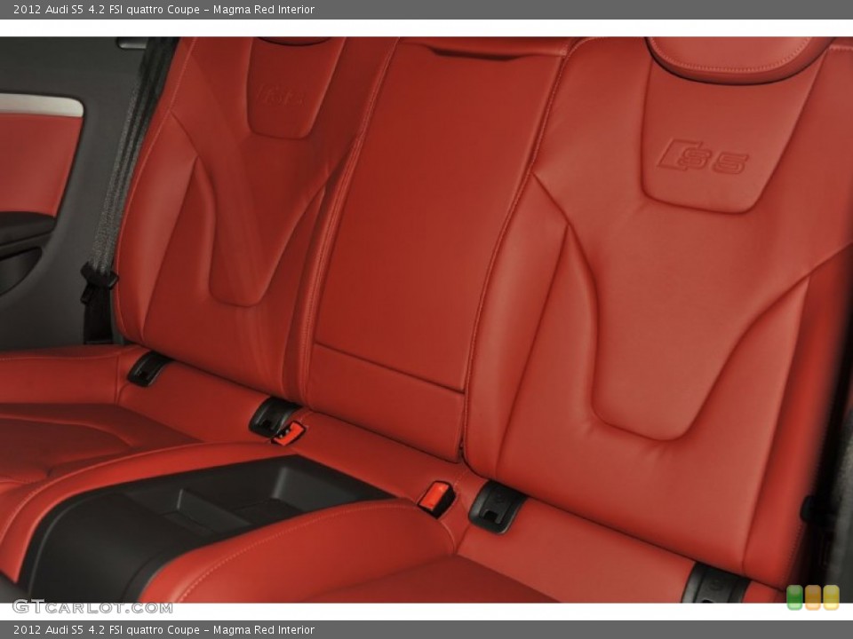 Magma Red Interior Photo for the 2012 Audi S5 4.2 FSI quattro Coupe #53815814
