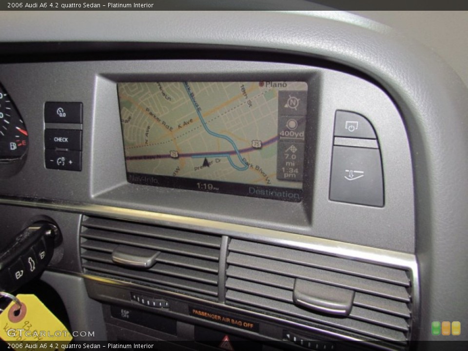 Platinum Interior Navigation for the 2006 Audi A6 4.2 quattro Sedan #53817419