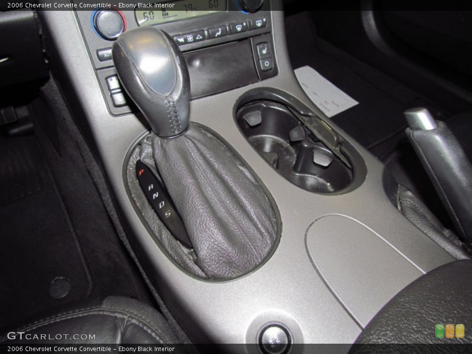 Ebony Black Interior Transmission for the 2006 Chevrolet Corvette Convertible #53817557