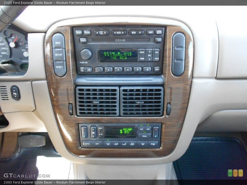 Medium Parchment Beige Interior Controls for the 2003 Ford Explorer Eddie Bauer #53817791