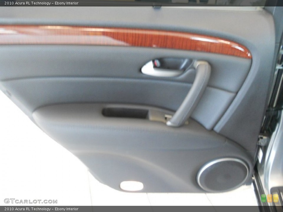 Ebony Interior Door Panel for the 2010 Acura RL Technology #53820509
