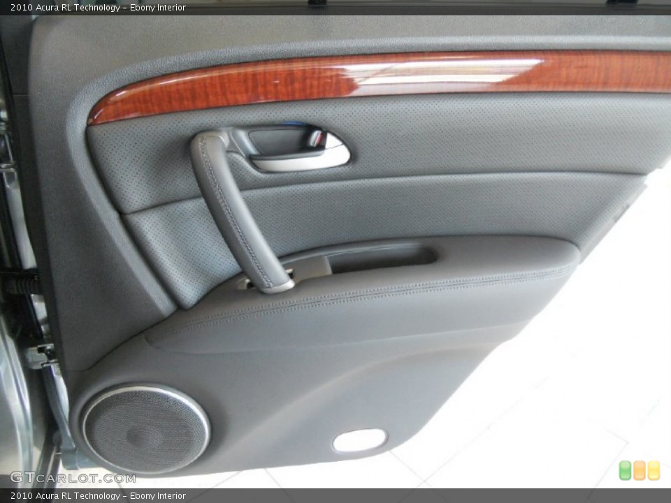 Ebony Interior Door Panel for the 2010 Acura RL Technology #53820529