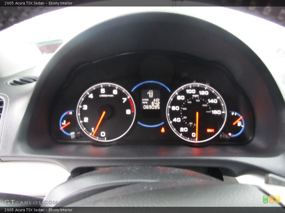 Ebony Interior Gauges for the 2005 Acura TSX Sedan #53820617