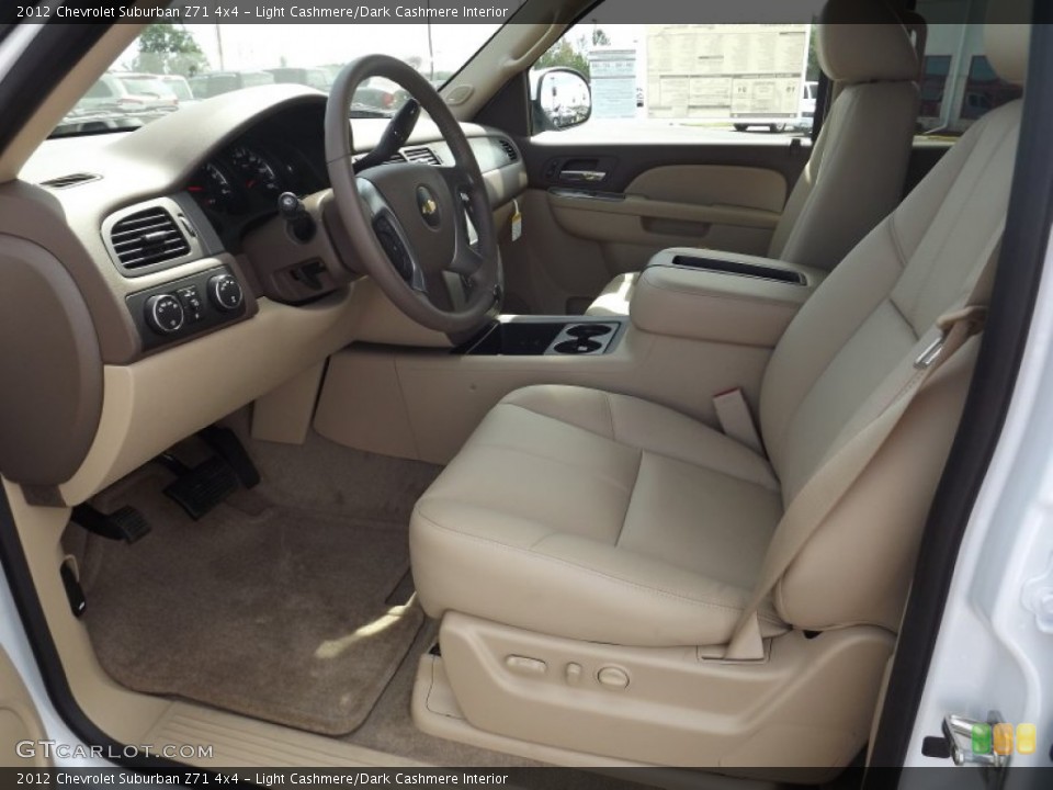 Light Cashmere/Dark Cashmere Interior Photo for the 2012 Chevrolet Suburban Z71 4x4 #53820764