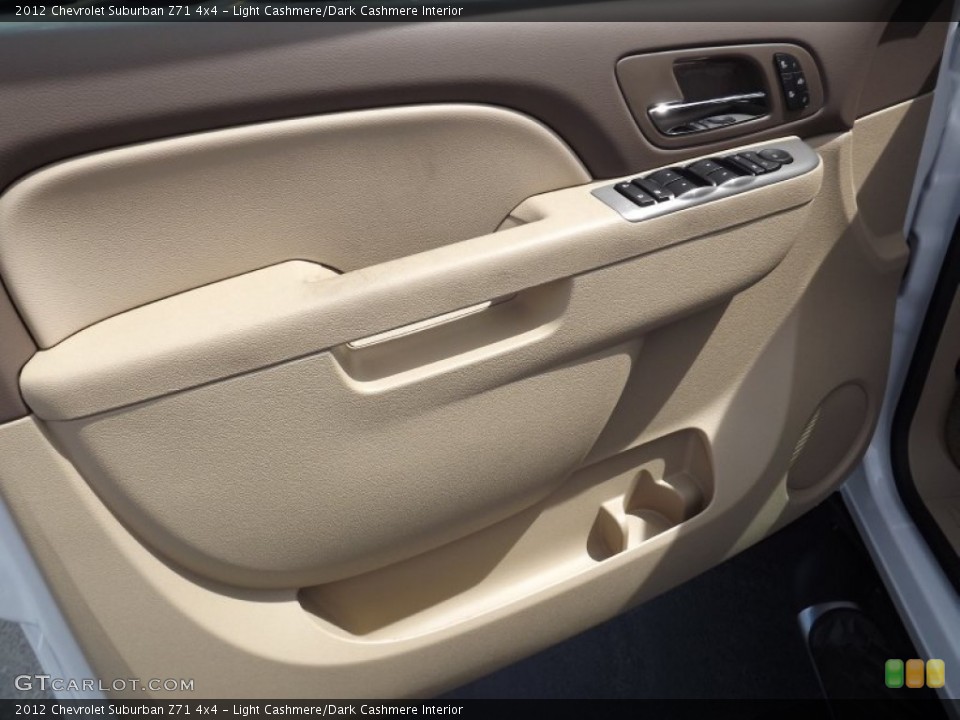 Light Cashmere/Dark Cashmere Interior Door Panel for the 2012 Chevrolet Suburban Z71 4x4 #53820773