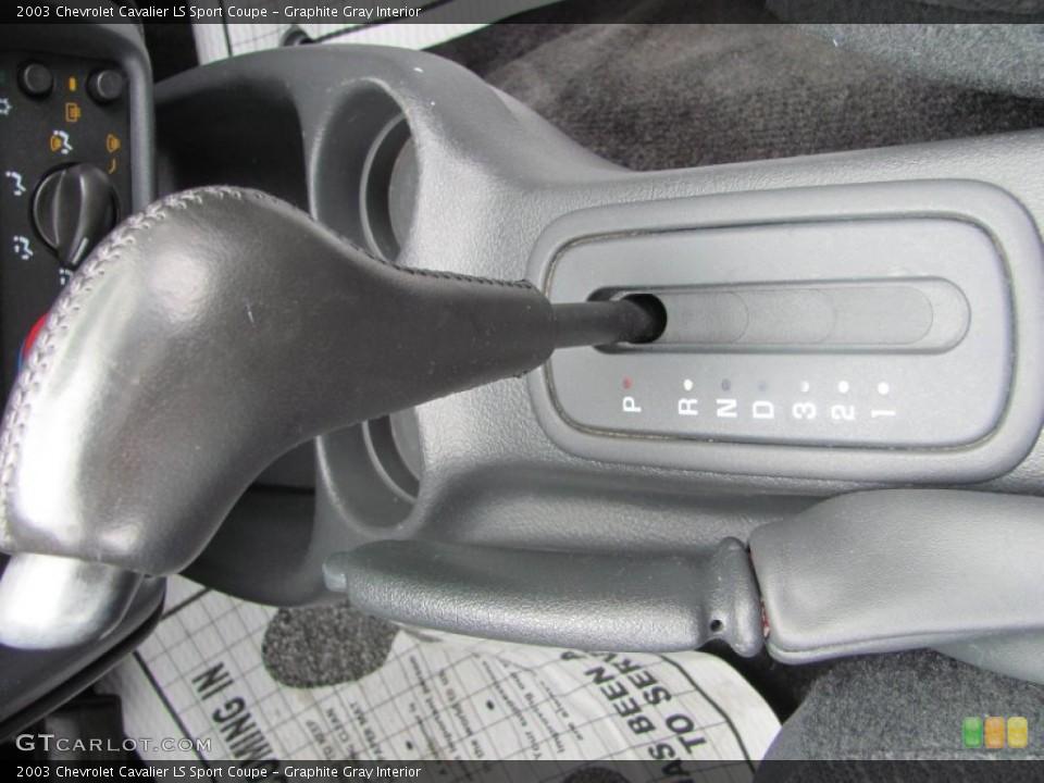 Graphite Gray Interior Transmission for the 2003 Chevrolet Cavalier LS Sport Coupe #53821850