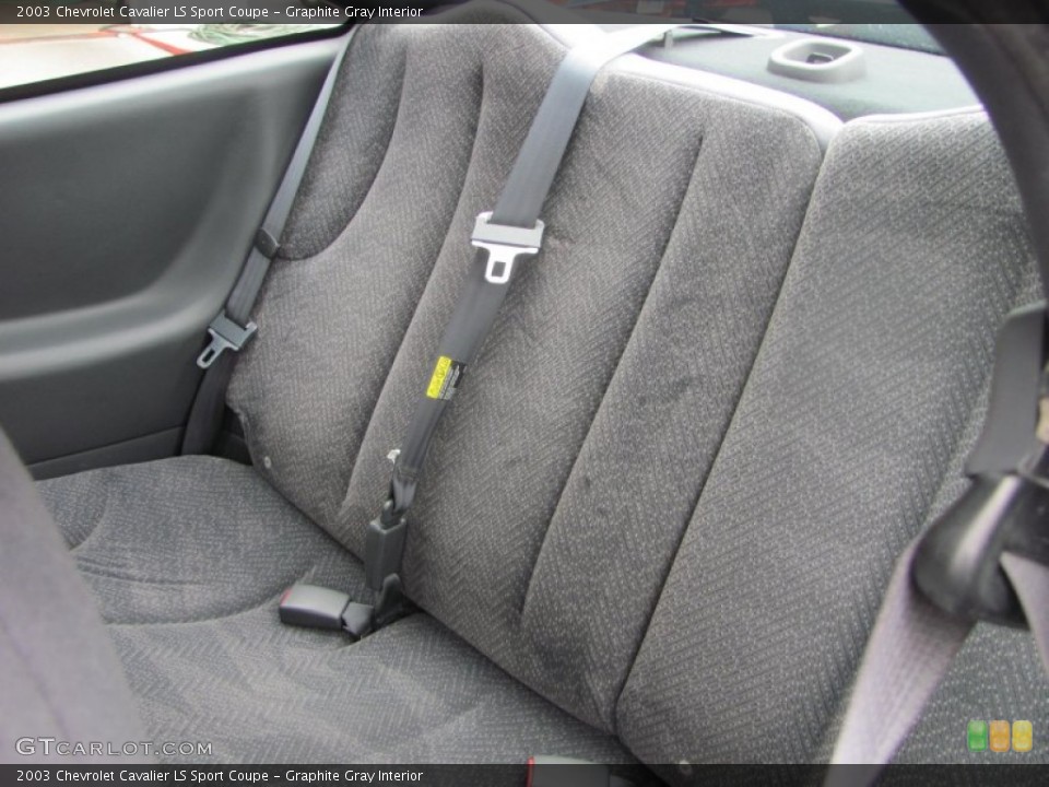 Graphite Gray Interior Photo for the 2003 Chevrolet Cavalier LS Sport Coupe #53821883