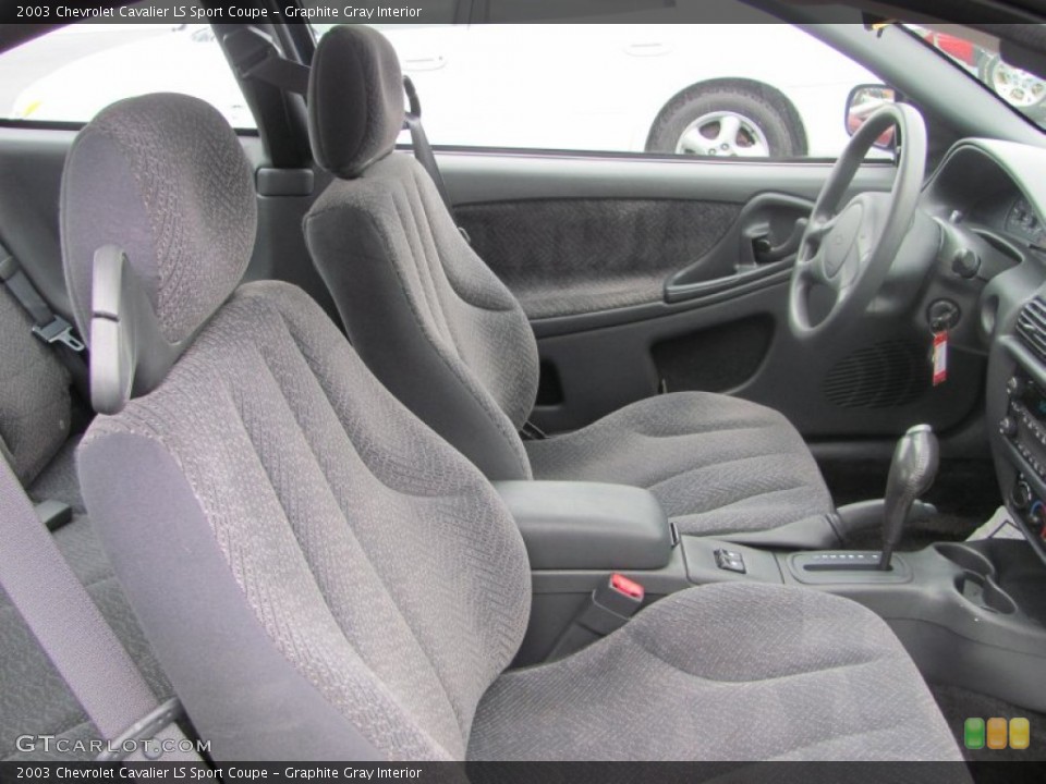 Graphite Gray Interior Photo for the 2003 Chevrolet Cavalier LS Sport Coupe #53821910
