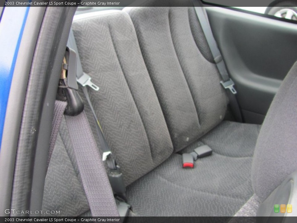 Graphite Gray Interior Photo for the 2003 Chevrolet Cavalier LS Sport Coupe #53821916