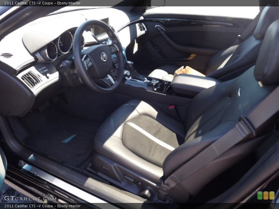 Ebony Interior Photo for the 2011 Cadillac CTS -V Coupe #53822368