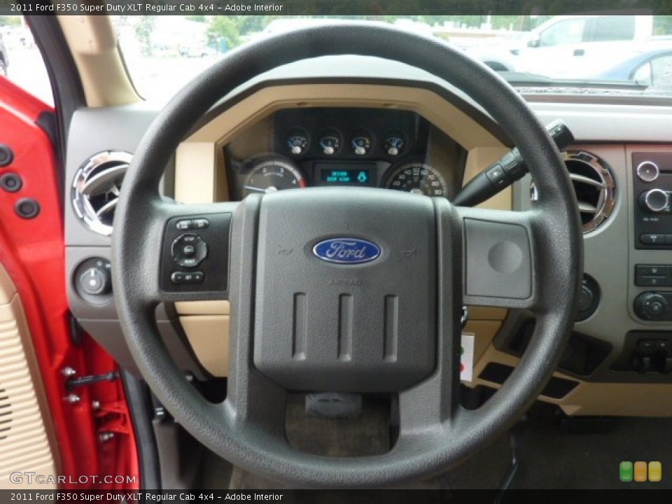 Adobe Interior Steering Wheel for the 2011 Ford F350 Super Duty XLT Regular Cab 4x4 #53827468