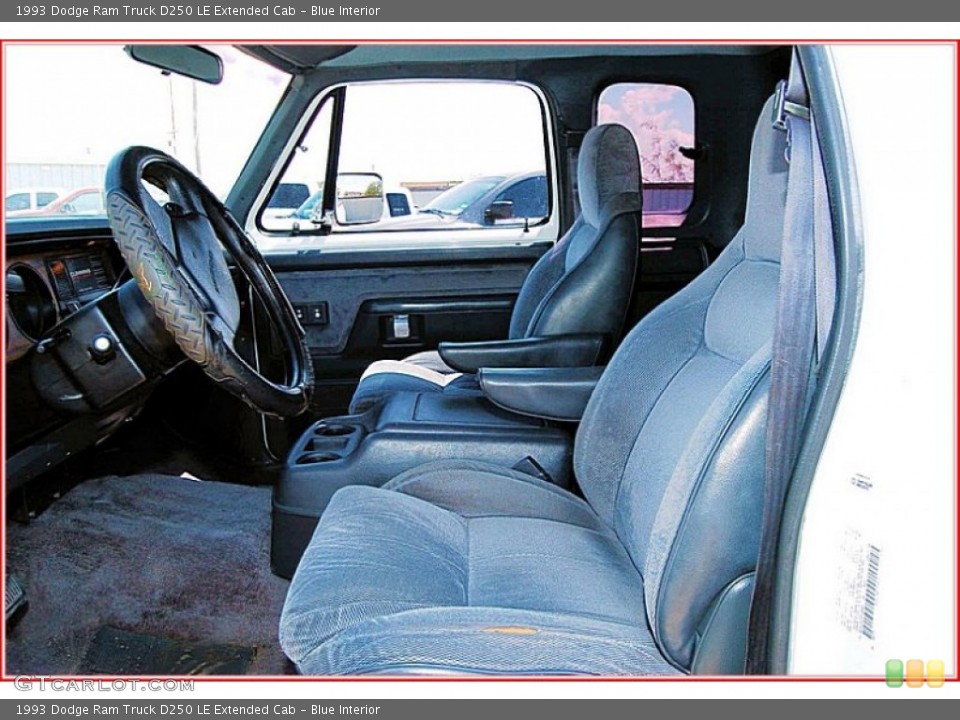 Blue Interior Photo for the 1993 Dodge Ram Truck D250 LE Extended Cab #53829717
