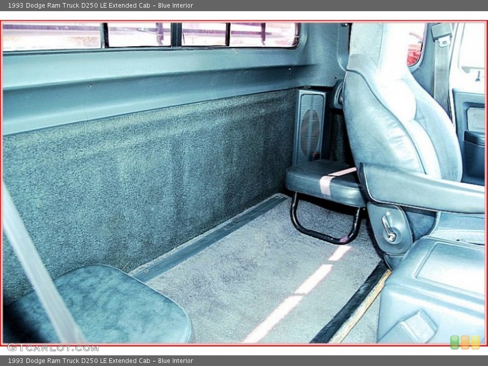 Blue 1993 Dodge Ram Truck Interiors
