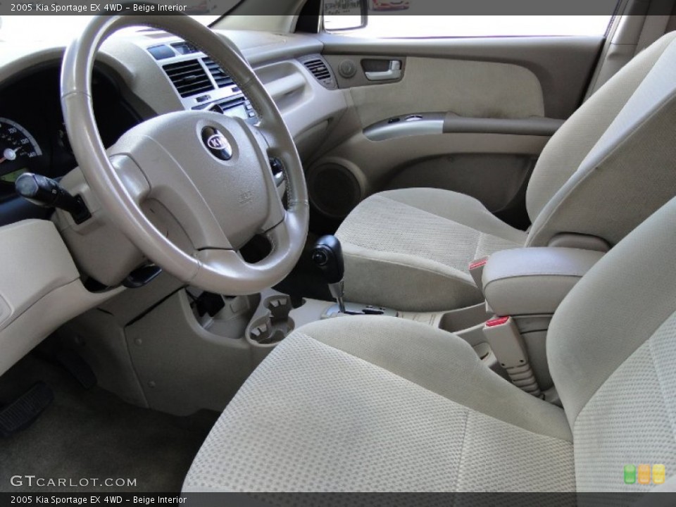Beige Interior Photo for the 2005 Kia Sportage EX 4WD #53830301