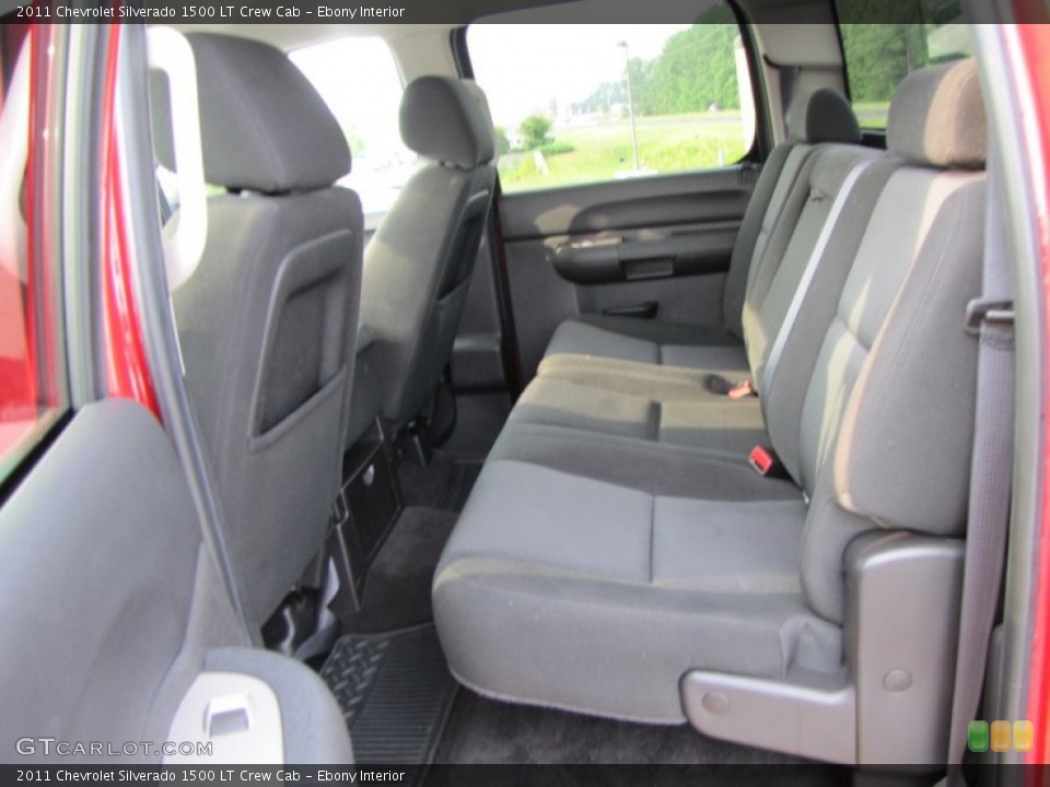 Ebony Interior Photo for the 2011 Chevrolet Silverado 1500 LT Crew Cab #53831178