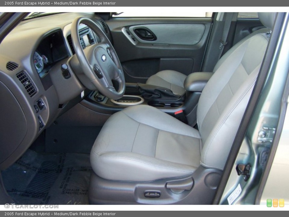 Medium/Dark Pebble Beige Interior Photo for the 2005 Ford Escape Hybrid #53831718