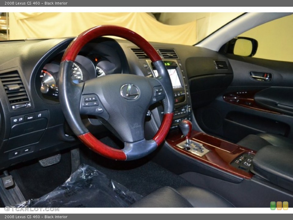 Black Interior Photo for the 2008 Lexus GS 460 #53831808