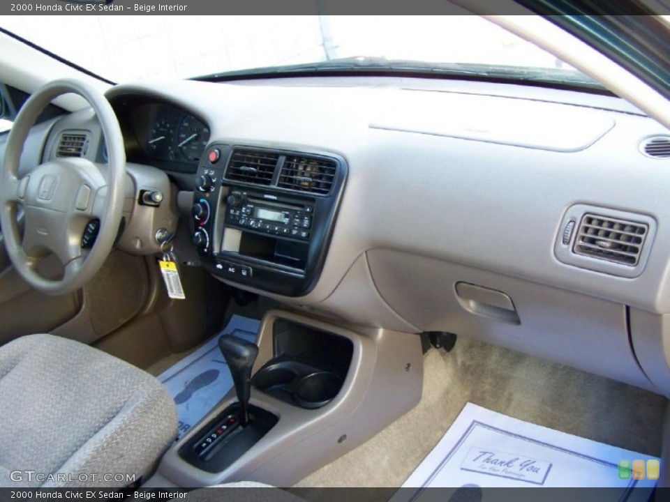 Beige Interior Photo for the 2000 Honda Civic EX Sedan #53832511