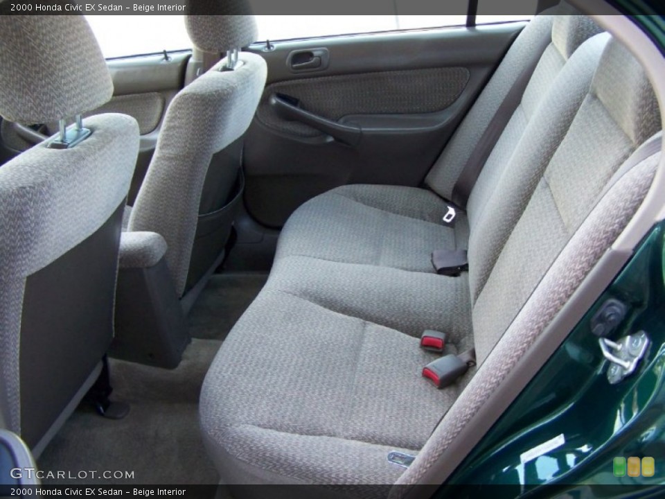 Beige Interior Photo for the 2000 Honda Civic EX Sedan #53832625