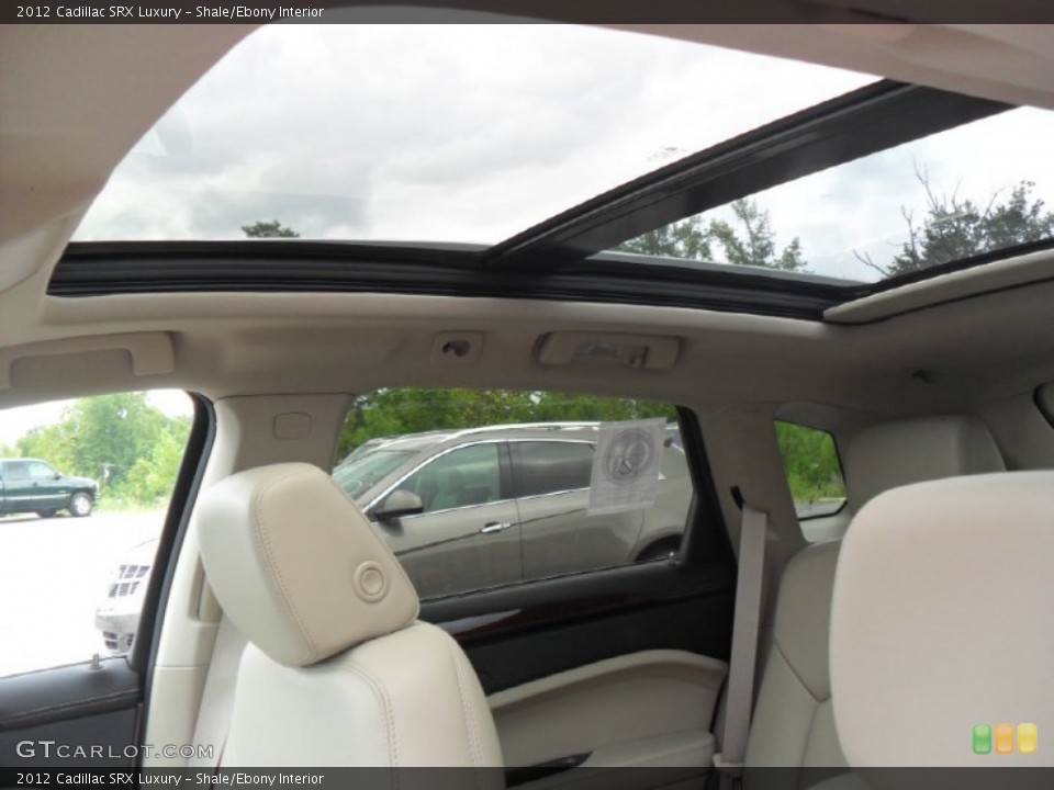 Shale/Ebony Interior Sunroof for the 2012 Cadillac SRX Luxury #53833825