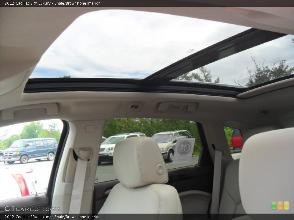 Shale/Brownstone Interior Sunroof for the 2012 Cadillac SRX Luxury #53833984