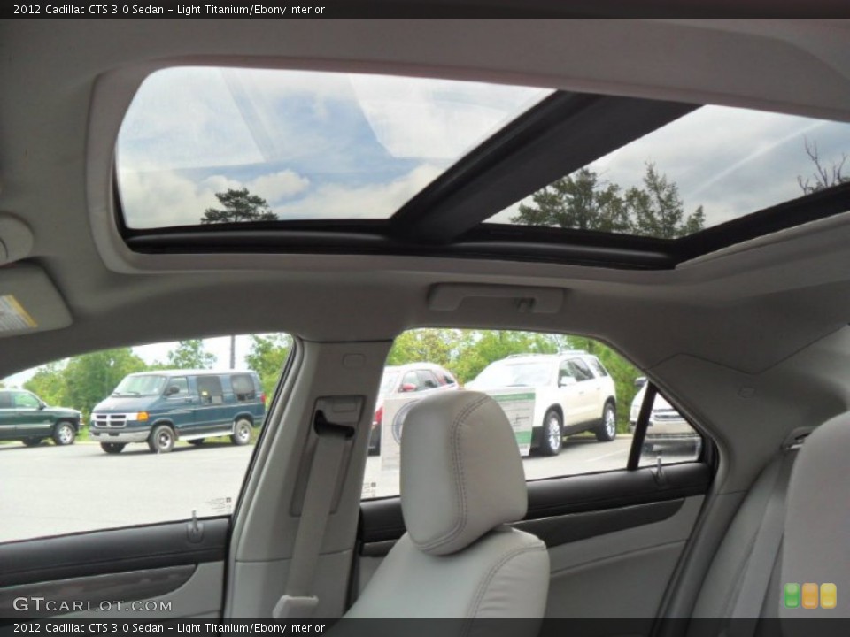 Light Titanium/Ebony Interior Sunroof for the 2012 Cadillac CTS 3.0 Sedan #53834147
