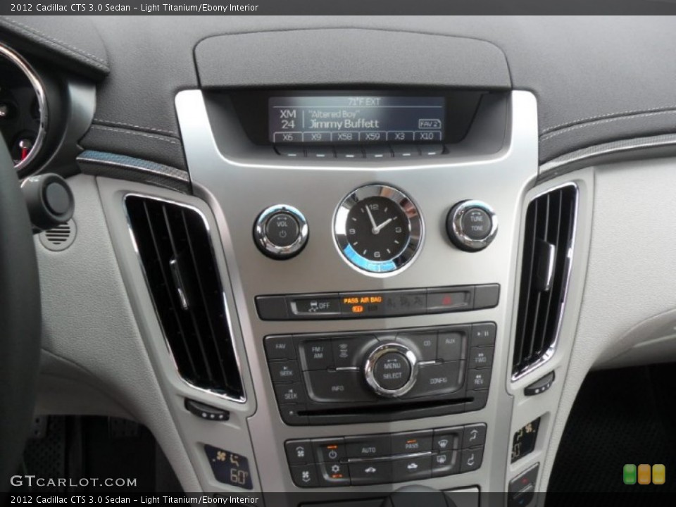 Light Titanium/Ebony Interior Controls for the 2012 Cadillac CTS 3.0 Sedan #53834153