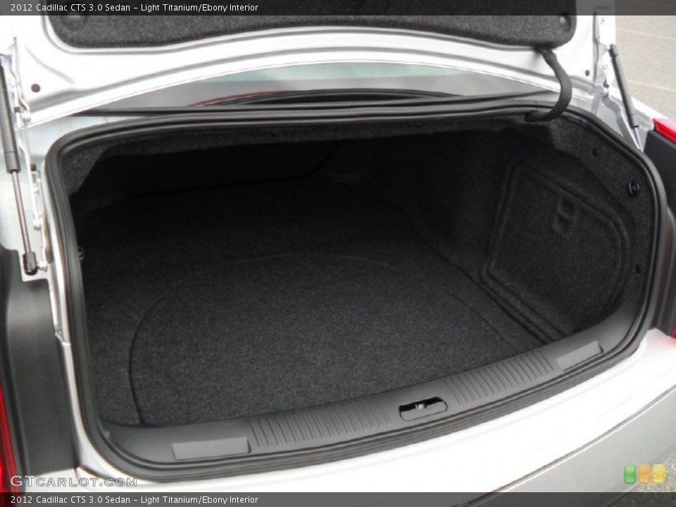 Light Titanium/Ebony Interior Trunk for the 2012 Cadillac CTS 3.0 Sedan #53834191