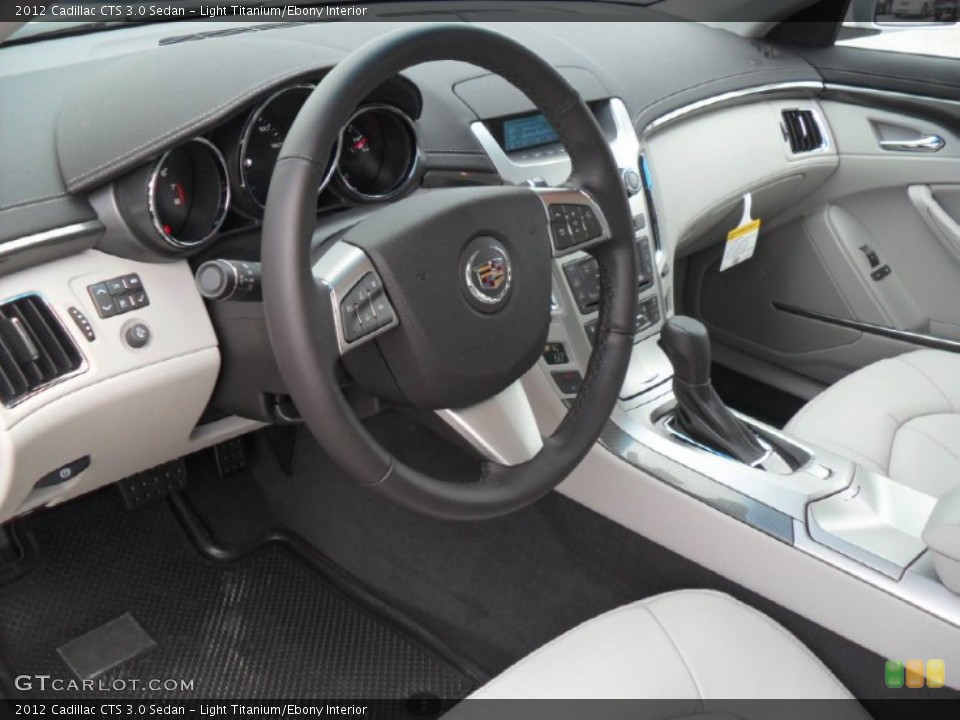 Light Titanium/Ebony Interior Prime Interior for the 2012 Cadillac CTS 3.0 Sedan #53834239