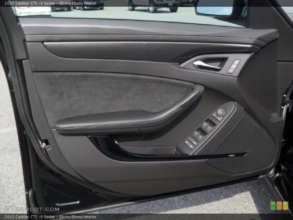 Ebony/Ebony Interior Door Panel for the 2012 Cadillac CTS -V Sedan #53834287