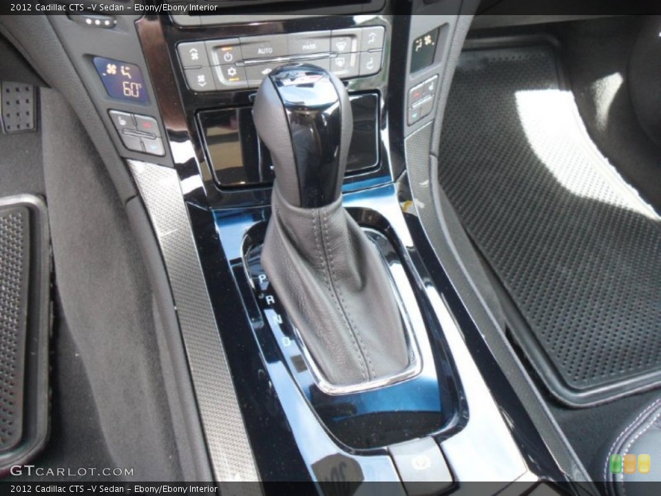Ebony/Ebony Interior Transmission for the 2012 Cadillac CTS -V Sedan #53834311