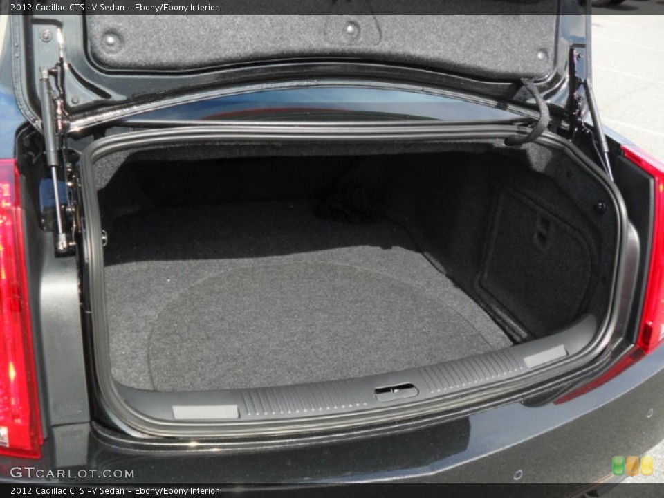 Ebony/Ebony Interior Trunk for the 2012 Cadillac CTS -V Sedan #53834350