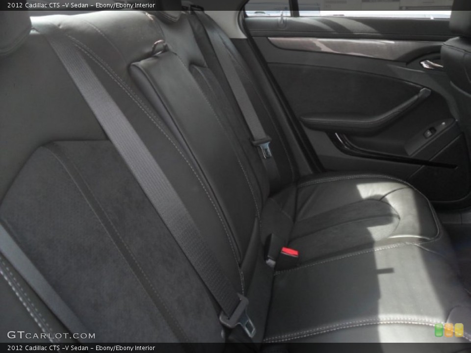 Ebony/Ebony Interior Photo for the 2012 Cadillac CTS -V Sedan #53834356