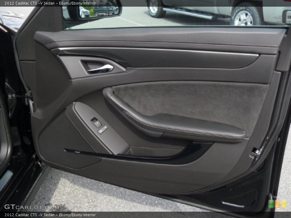 Ebony/Ebony Interior Door Panel for the 2012 Cadillac CTS -V Sedan #53834374