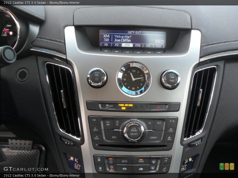 Ebony/Ebony Interior Controls for the 2012 Cadillac CTS 3.0 Sedan #53834473