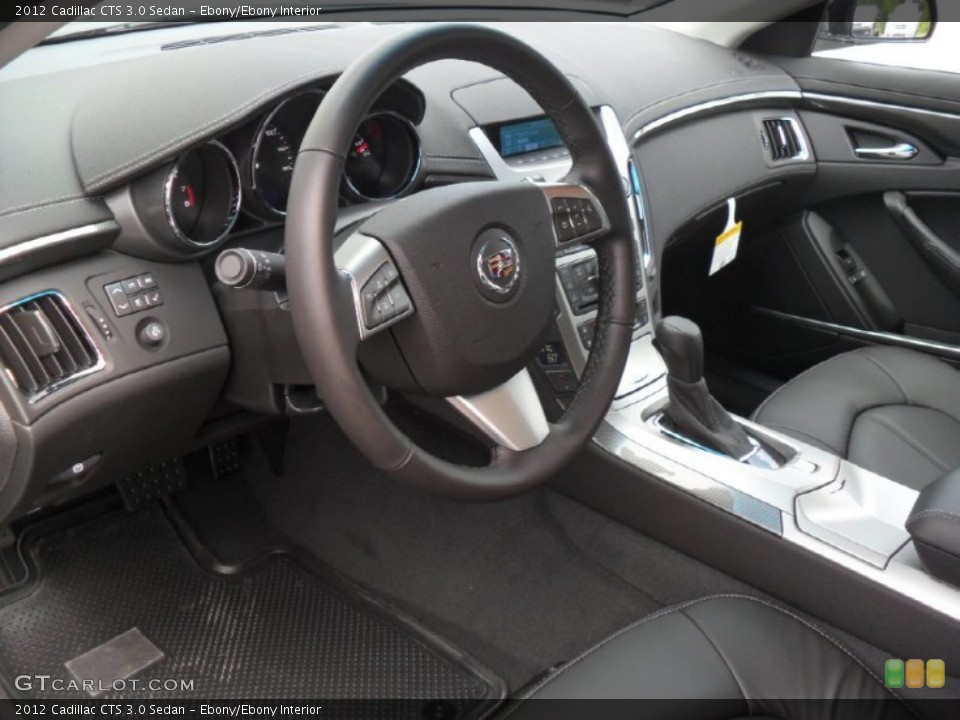 Ebony/Ebony Interior Prime Interior for the 2012 Cadillac CTS 3.0 Sedan #53834572