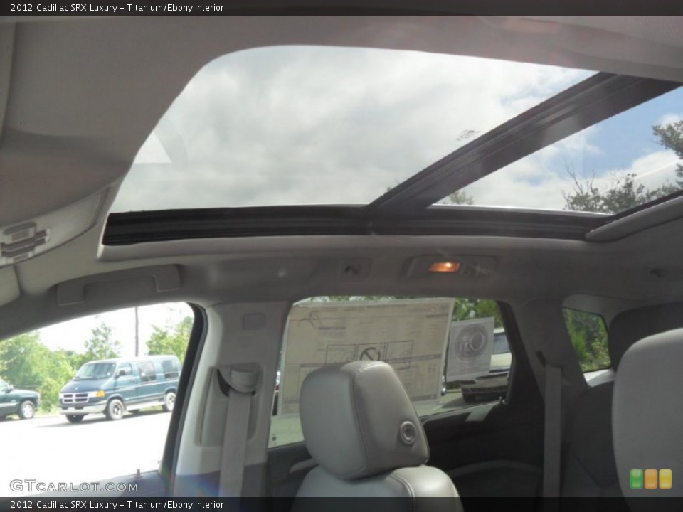 Titanium/Ebony Interior Sunroof for the 2012 Cadillac SRX Luxury #53834626