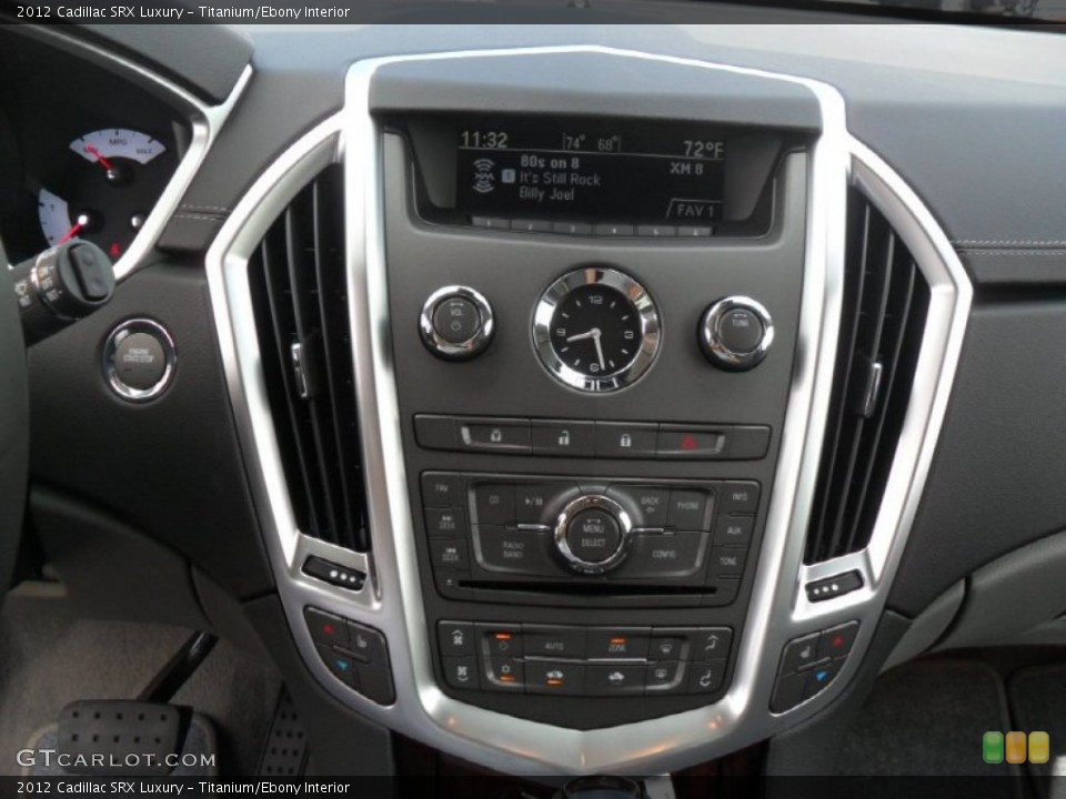 Titanium/Ebony Interior Controls for the 2012 Cadillac SRX Luxury #53834644