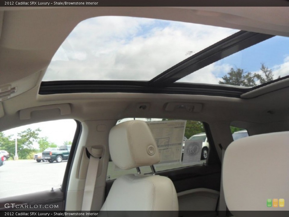 Shale/Brownstone Interior Sunroof for the 2012 Cadillac SRX Luxury #53834779