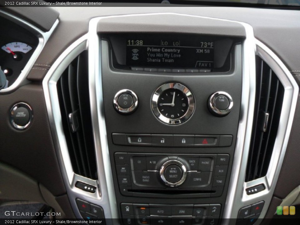 Shale/Brownstone Interior Controls for the 2012 Cadillac SRX Luxury #53834797