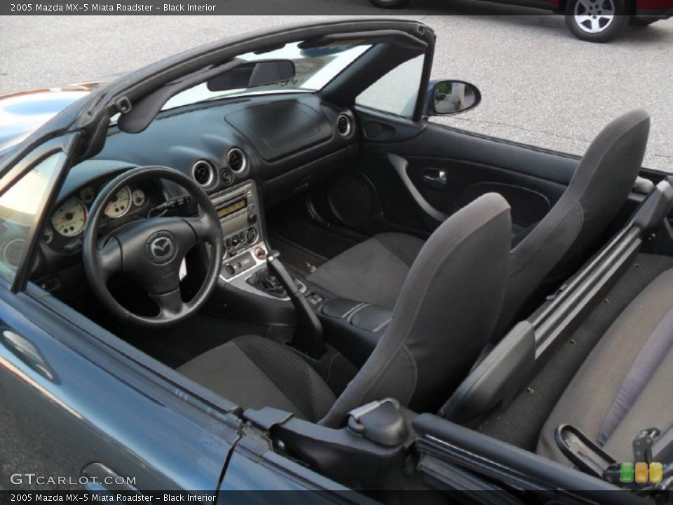 Black Interior Photo for the 2005 Mazda MX-5 Miata Roadster #53835784