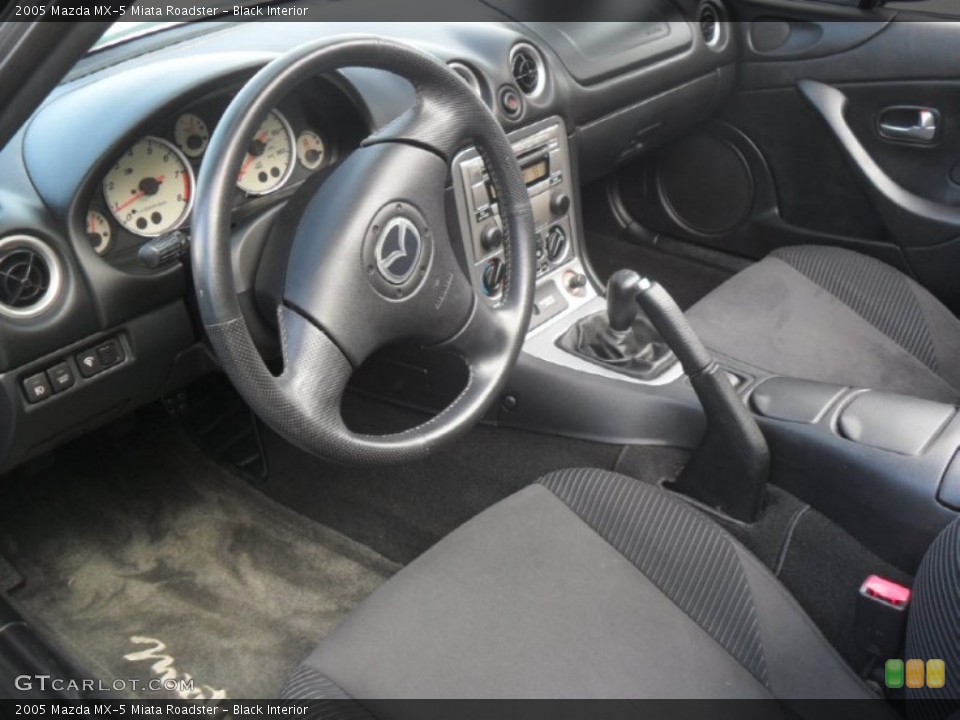 Black Interior Photo for the 2005 Mazda MX-5 Miata Roadster #53835835