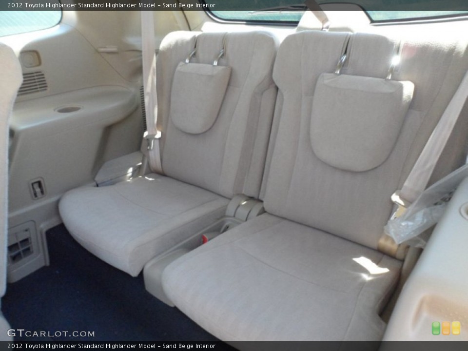 Sand Beige Interior Photo for the 2012 Toyota Highlander  #53836116