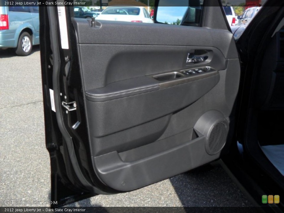 Dark Slate Gray Interior Door Panel for the 2012 Jeep Liberty Jet #53836837