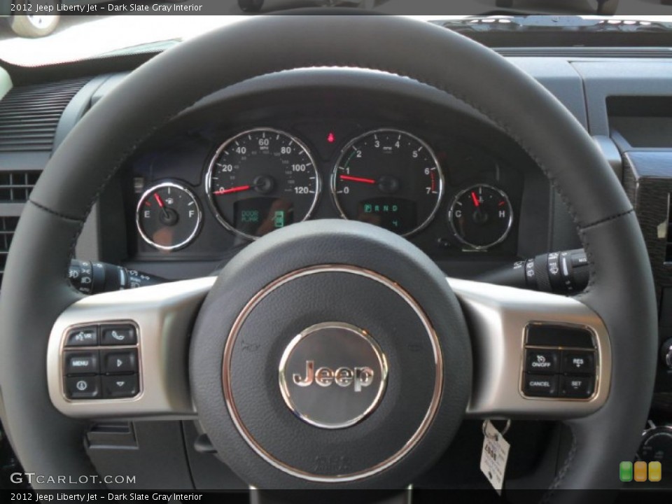 Dark Slate Gray Interior Steering Wheel for the 2012 Jeep Liberty Jet #53836864