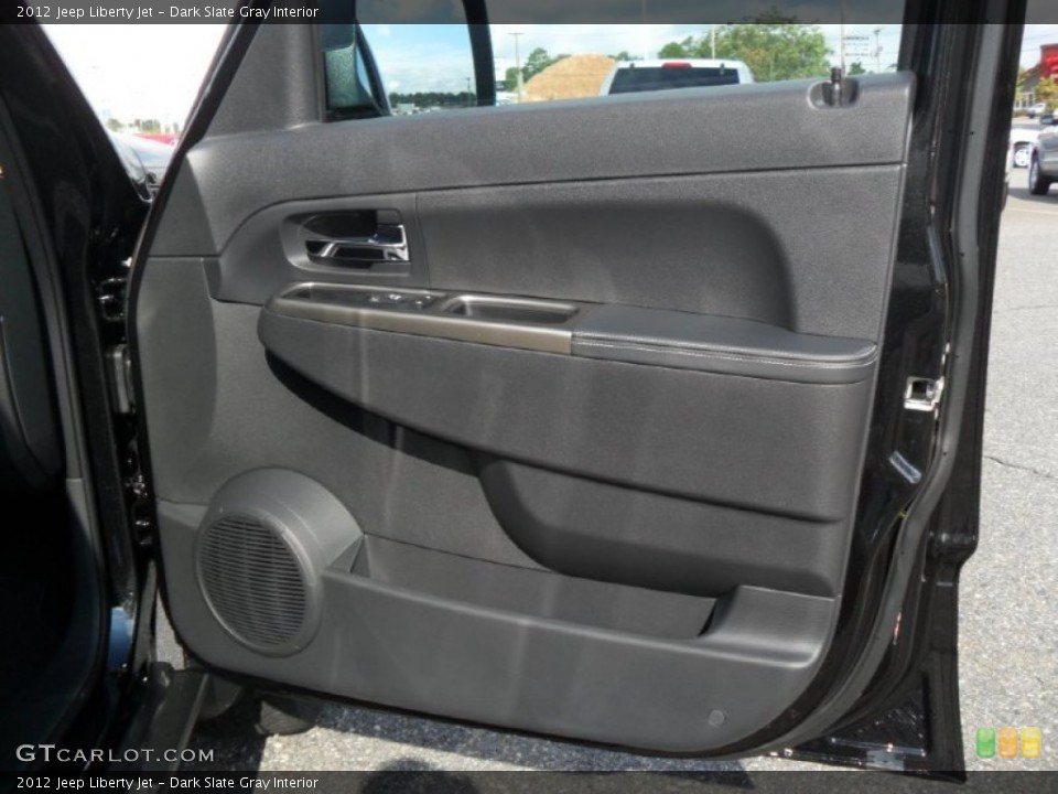 Dark Slate Gray Interior Door Panel for the 2012 Jeep Liberty Jet #53836915