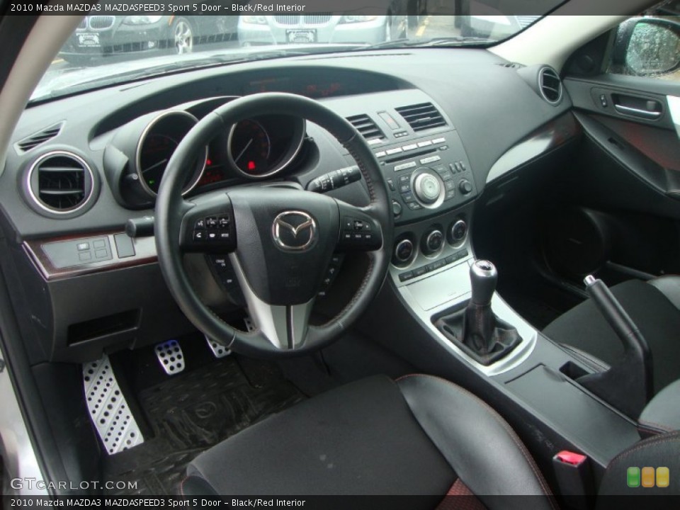 Black/Red Interior Photo for the 2010 Mazda MAZDA3 MAZDASPEED3 Sport 5 Door #53837976